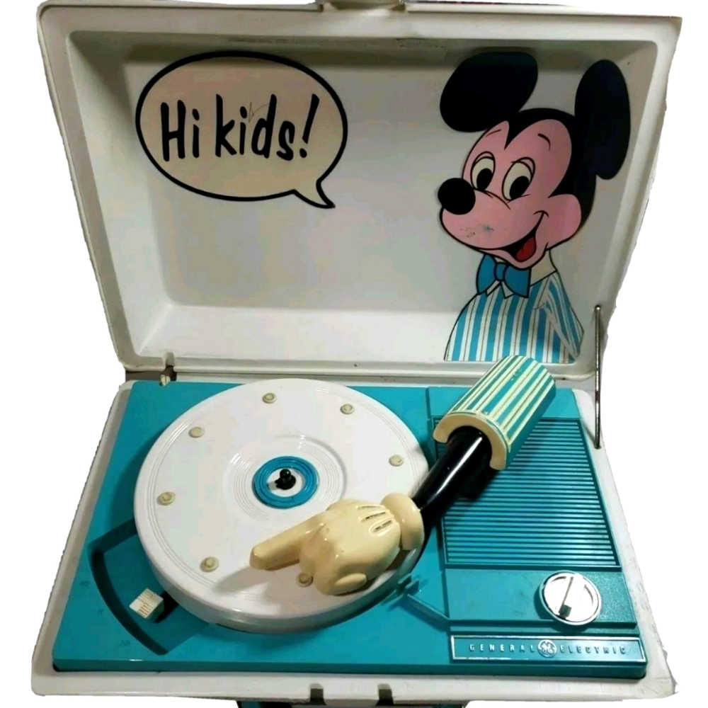 Vintage Mickey Mouse Record Player